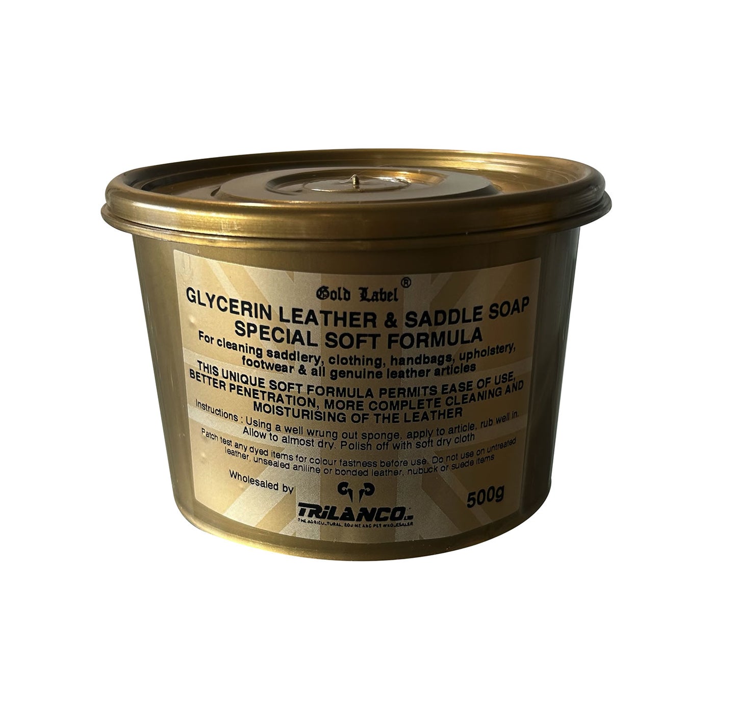 Gold Label Soft Saddle Soap 500g