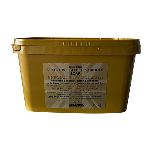 Gold Label Soft Saddle Soap 2.5kg