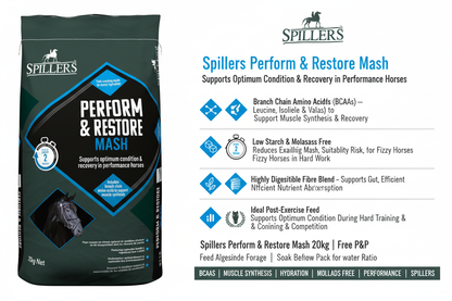 Spillers Perform & Restore Mash Infographic