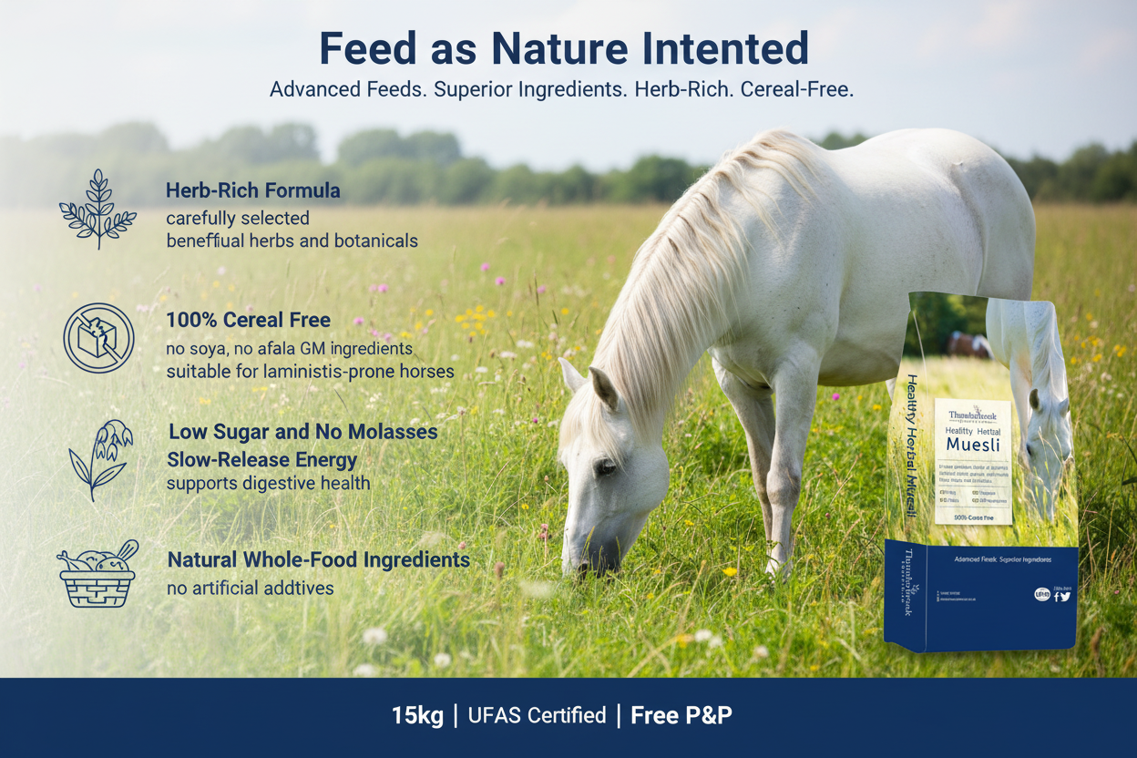 Thunderbrook Healthy Herbal Muesli 15kg Infographic