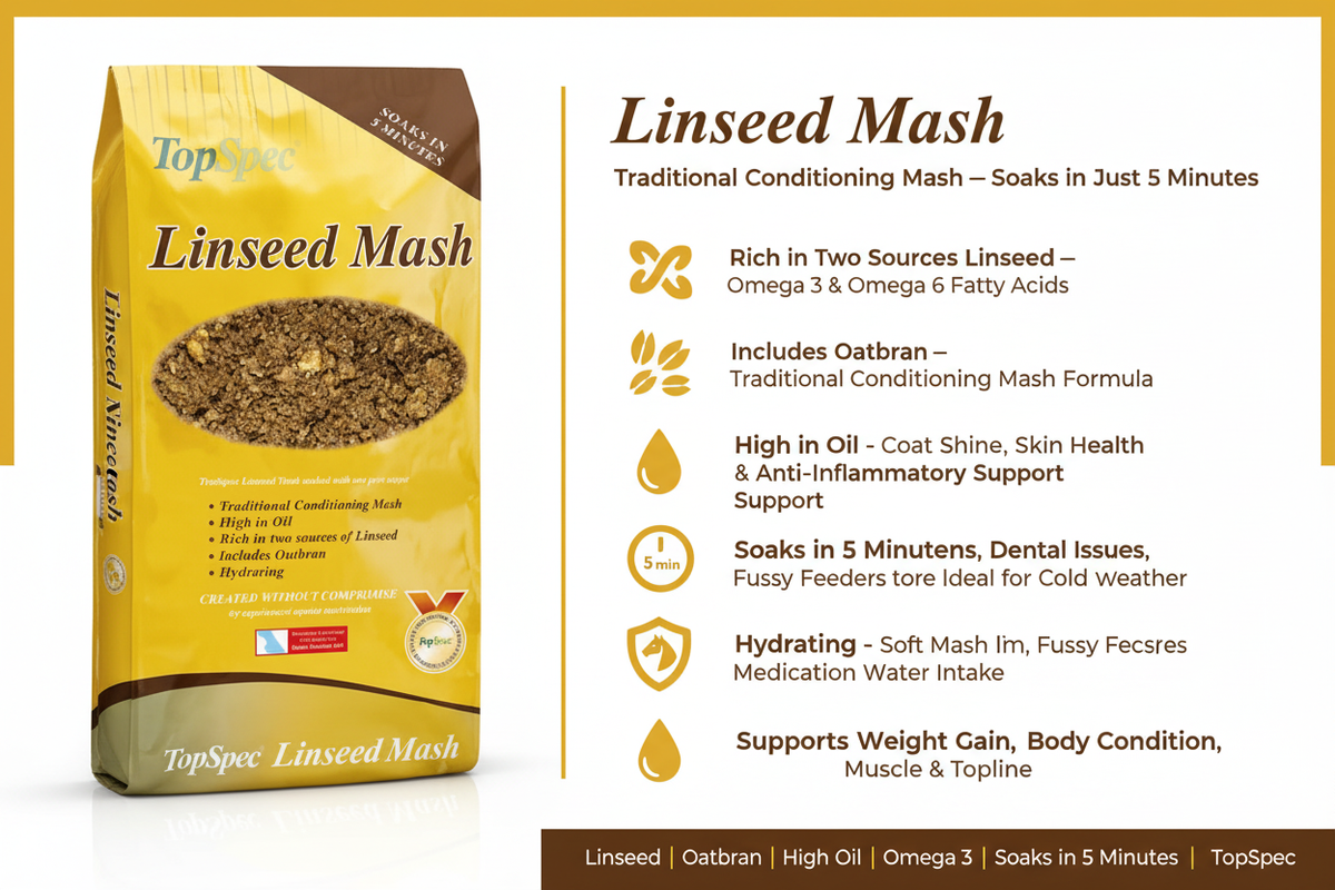 TopSpec Linseed Mash Infographic