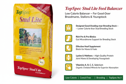 TopSpec Stud Lite Feed Balancer Infographic