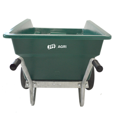 JFC Tipping Wheelbarrow 400 Litre Green Equi Supermarket