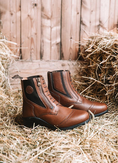 Mountain Horse Valkyria Side Zip Paddock Boots Brown