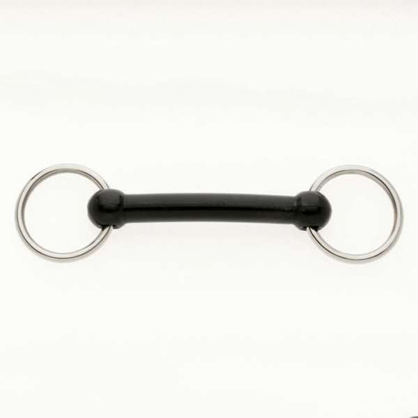 Bradoon Nylon Mullen Mouth Steel Ring In Hand