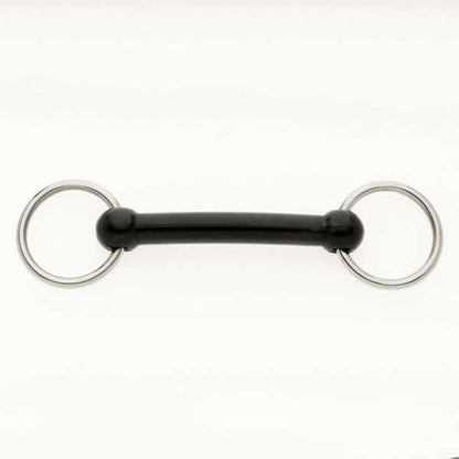 Bradoon Nylon Mullen Mouth Steel Ring In Hand