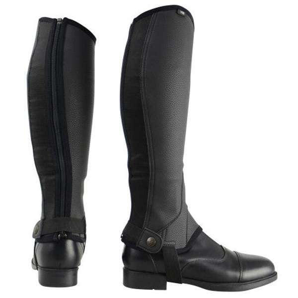 Hy Equestrian Kids Synthetic Combi Leather Chaps