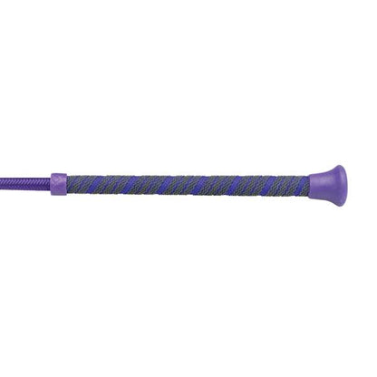 Hy Equestrian Schooling Whip Spiral Sure Grip Handle 99cm