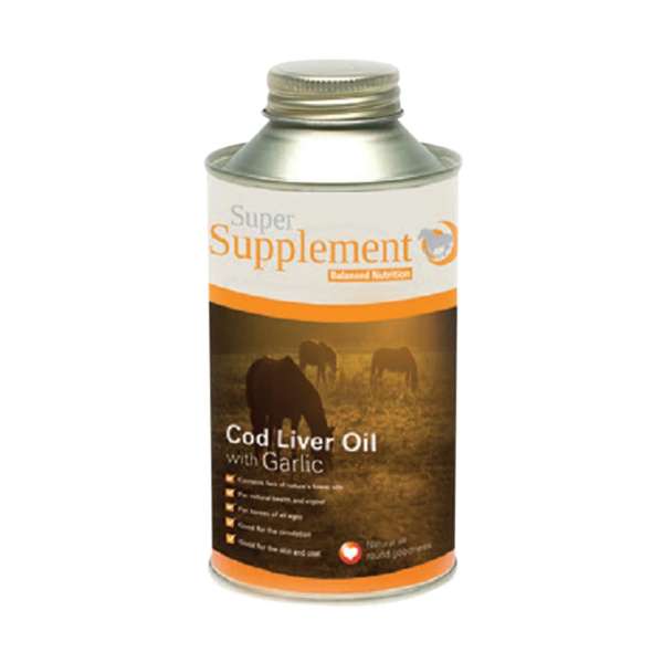 Super Supplement Cod Liver Oil With Garlic