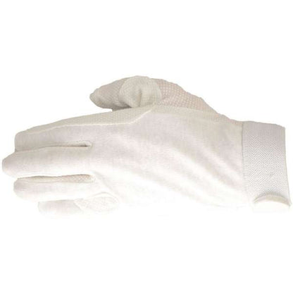 Hy Equestrian Cotton Pimple Palm Gloves