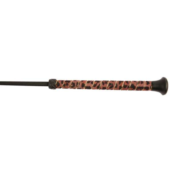 Hy Equestrian Leopard Schooling Whip 99cm