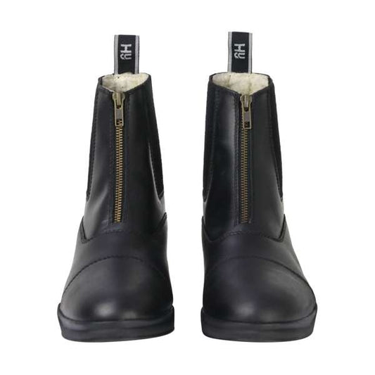 Hy Equestrian Fleece Lined Wax Leather Jodhpur Boot