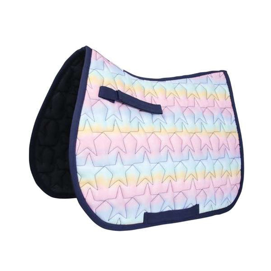 Dazzling Dream Saddle Pad By Little Rider Navy/Pastel