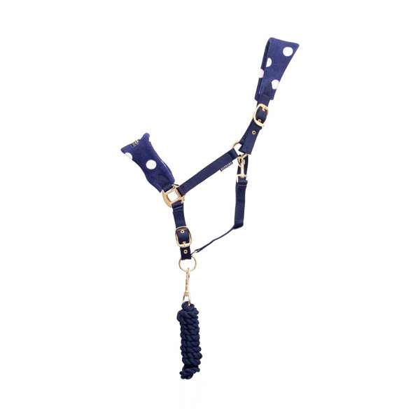 Supreme Products Dotty Fleece Head Collar & Lead Rope