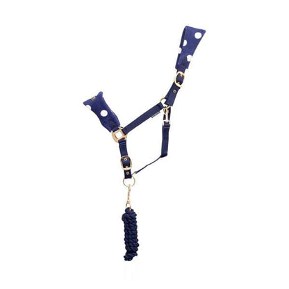 Supreme Products Dotty Fleece Head Collar & Lead Rope