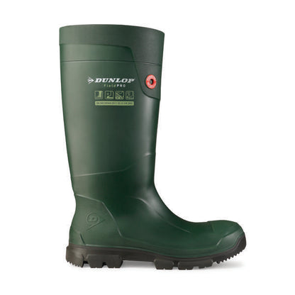 Dunlop Purofort Fieldpro Safety Green & Black