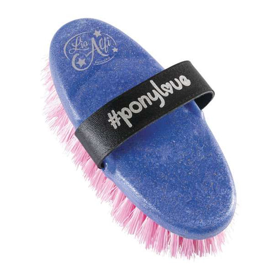 Haas Ponylove Glitter Brush Pink/White