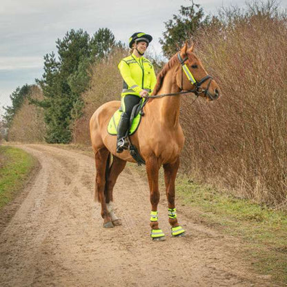 Hy Equestrian Reflector Over Reach Boots