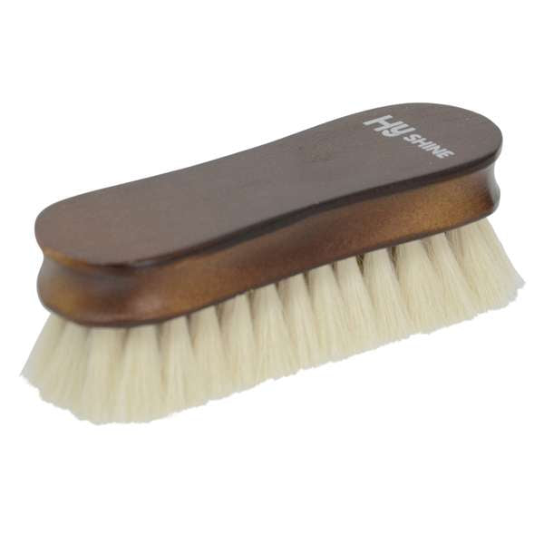 Hyshine Deluxe Wooden Face Brush With Goats Hair 12.5 x 3.8cm