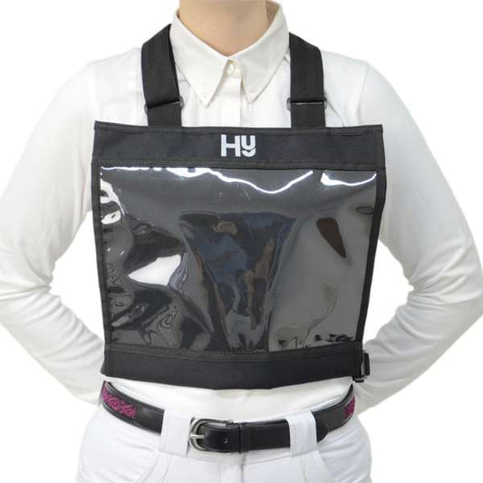 Hy Equestrian Number Bib Black