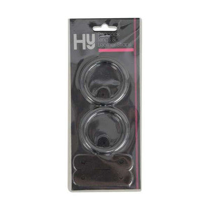 Hy Equestrian Peacock Rings & Leather Straps 1 Pack