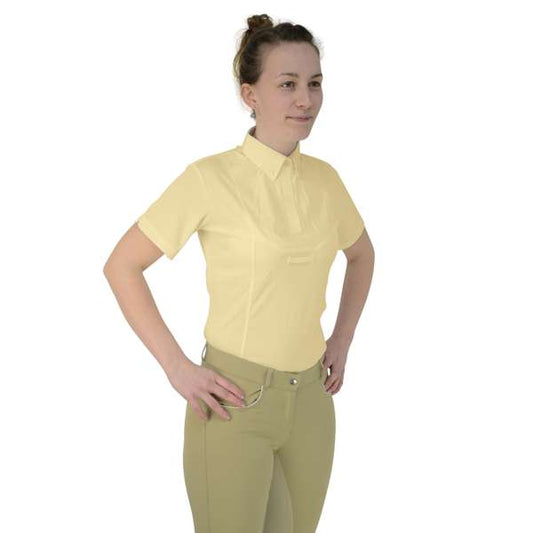 Hyfashion Ladies Tilbury Sleeved Tie Shirt Yellow