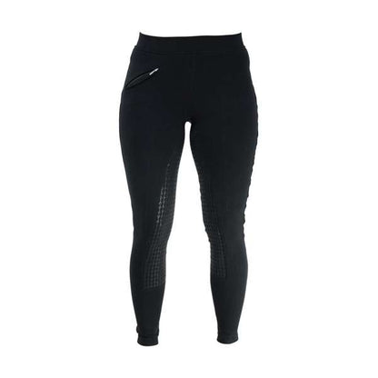 Hy Equestrian Hickstead Silicon Leggings Black