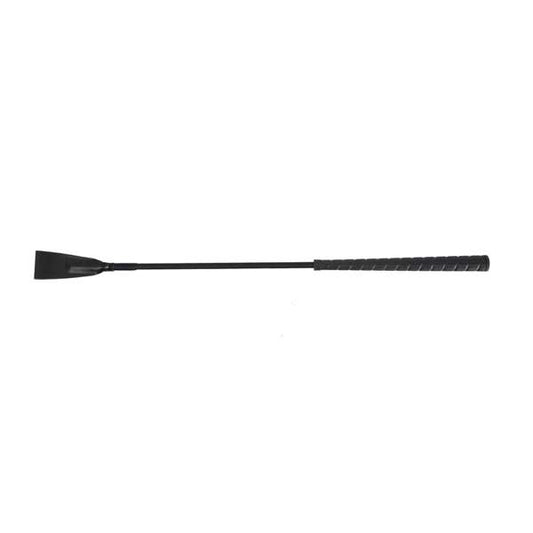 Hy Equestrian Rubber Handled Riding Whip Black 65cm