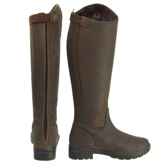 Hy Equestrian Waterford Country Riding Boots Dark Brown