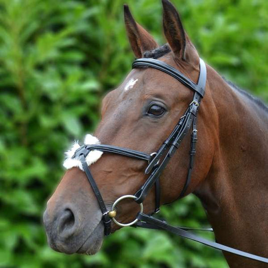 Hy Equestrian Mexican Bridle With Rubber Grip Reins