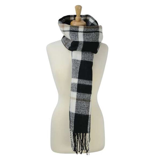 Hy Equestrian Ladies Supersoft Tartan Scarf