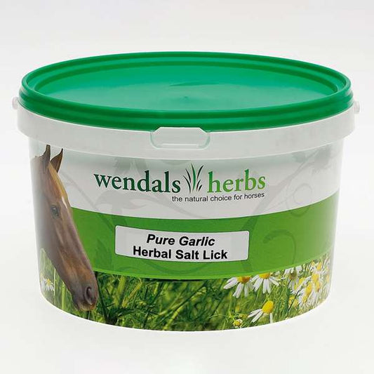 Wendals Pure Garlic Salt Lick 3.5kg