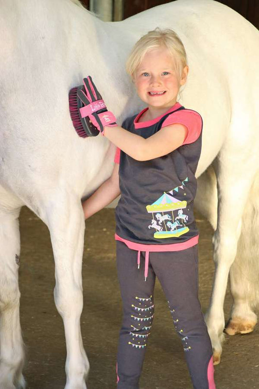 Merry Go Round Short Sleeve T-Shirt By Little Rider