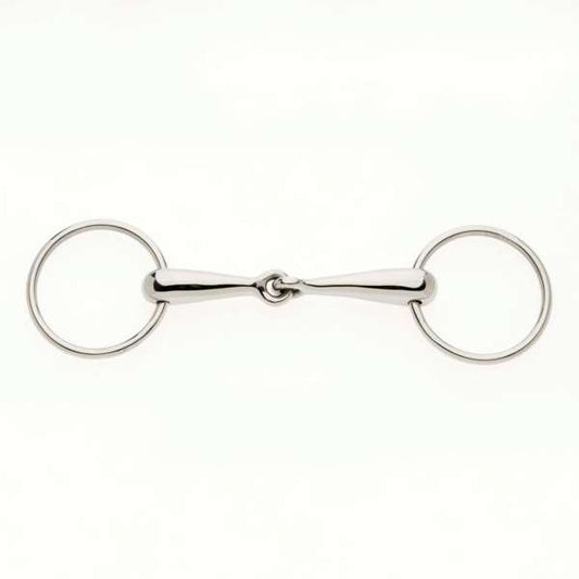 Thin German Hollow Mouth Loose Ring Snaffle