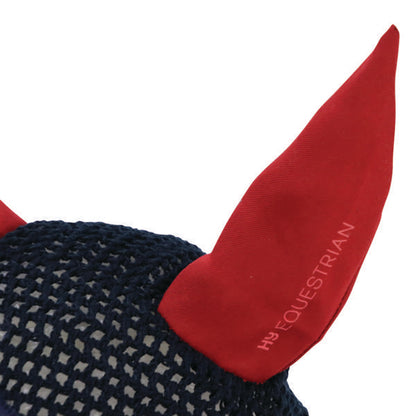 Hy Equestrian Tractors Rock Fly Veil Navy/Red