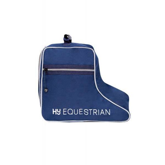 Hy Equestrian Jodhpur Boot Bag Navy/Grey