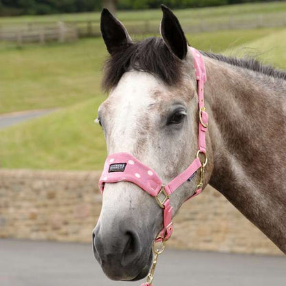 Supreme Products Dotty Fleece Head Collar & Lead Rope