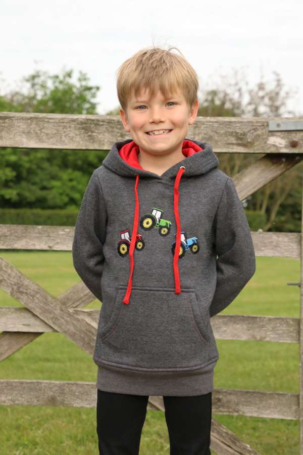 Tractor Collection Hoodie By Little Knight