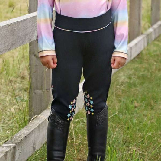 Dazzling Dream Riding Tights By Little Rider Navy/Pastel