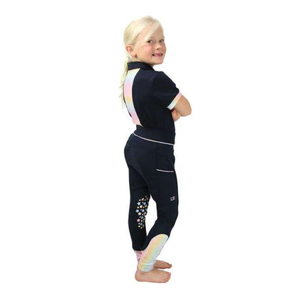 Dazzling Dream Riding Tights By Little Rider Navy/Pastel