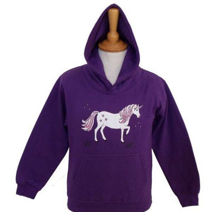 British Country Collection Dancing Unicorn Childs Hoodie