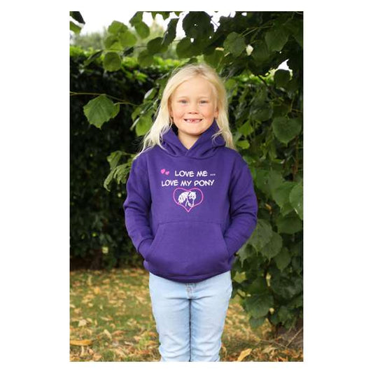 British Country Collection Love Me Love My Pony Kids Hoodie