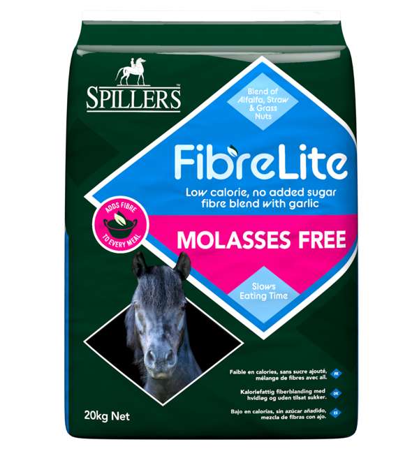 Spillers Fibre Lite Molasses Free 20kg - Free P&P