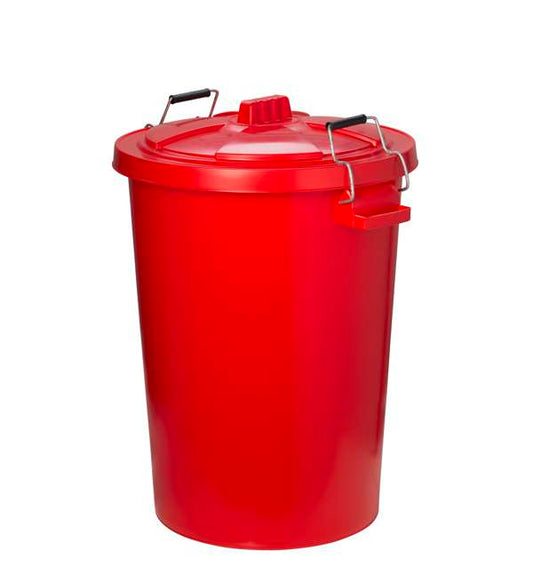 Prostable Dustbin With Locking Lid