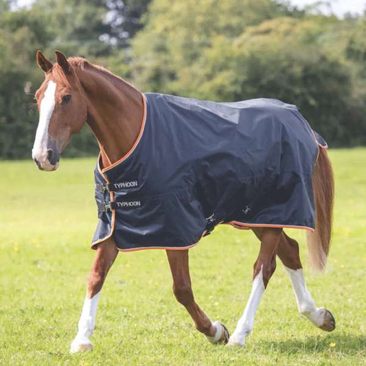 Shires Typhoon 200 Turnout Rug Black