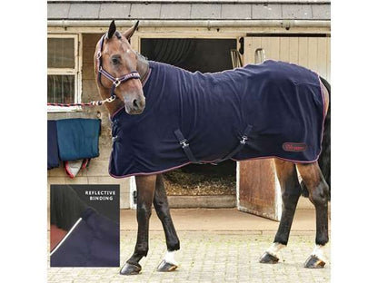Whitaker Rastrick Fleece Rug Navy & Reflective