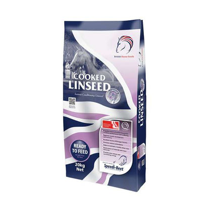British Horse Feeds Cooked Linseed 20kg - Free P&P