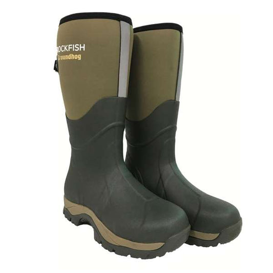 Rockfish Neoprene Lined Groundhog Wellington Boots