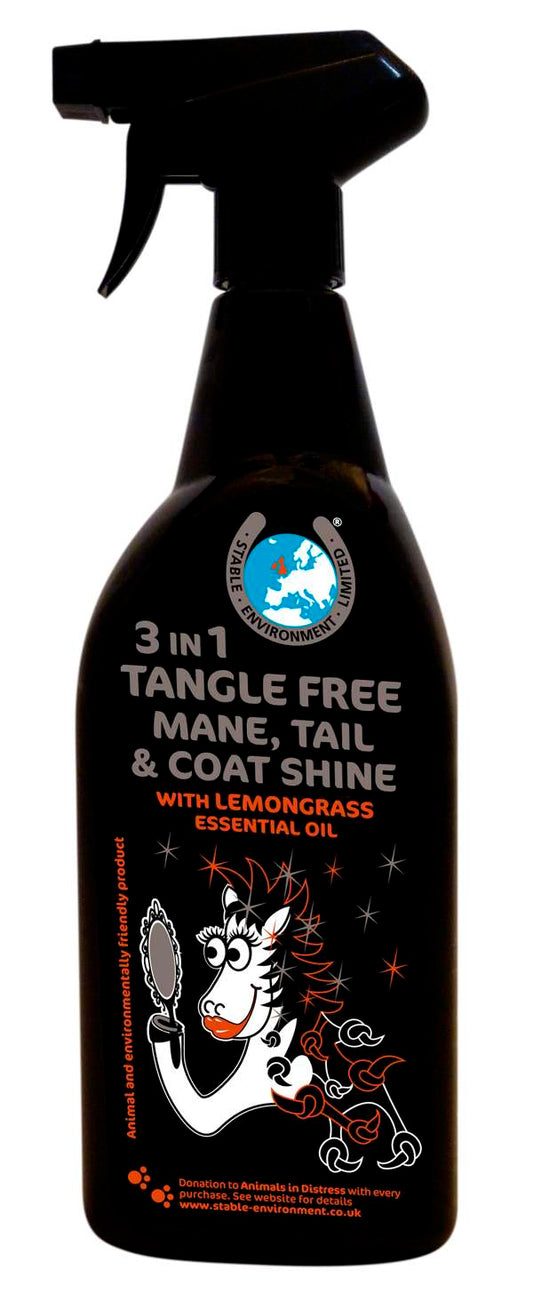Stable Environent 3-In-1 Tangle Free Mane Tail & Coat Shine 750ml