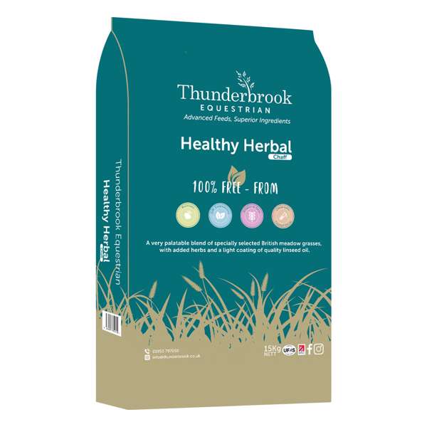 Thunderbrook Equestrian Healthy Herbal Chaff 15kg - Free P & P